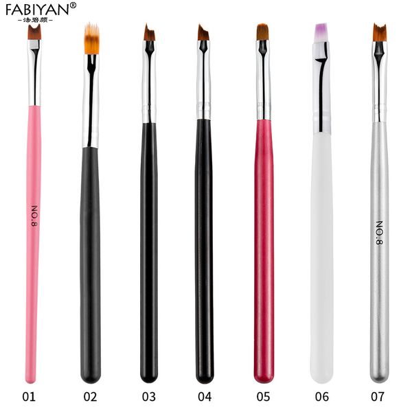 french gradient half moon smile flat nail art brush pen uv gel extension builder manicure drawing painting tips manicure tool, Yellow
french gradient half moon smile flat nail art brush pen uv gel extension builder manicure drawing painting tips manicure tool, Yellow