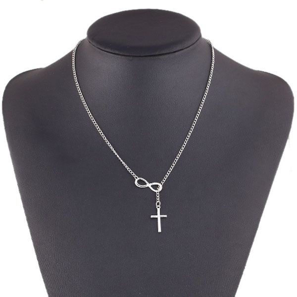 erluer fashion jewelry chain necklace silver color choker cross infinity pendant charm necklaces for women girls maxi colar, Golden;silver
erluer fashion jewelry chain necklace silver color choker cross infinity pendant charm necklaces for women girls maxi colar, Golden;silver