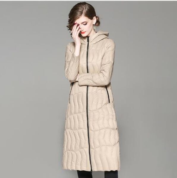 winter down coat women fashion long section slim fit hooded snow parka 2018 new female outwear casual white duck down solid coat, Black
winter down coat women fashion long section slim fit hooded snow parka 2018 new female outwear casual white duck down solid coat, Black