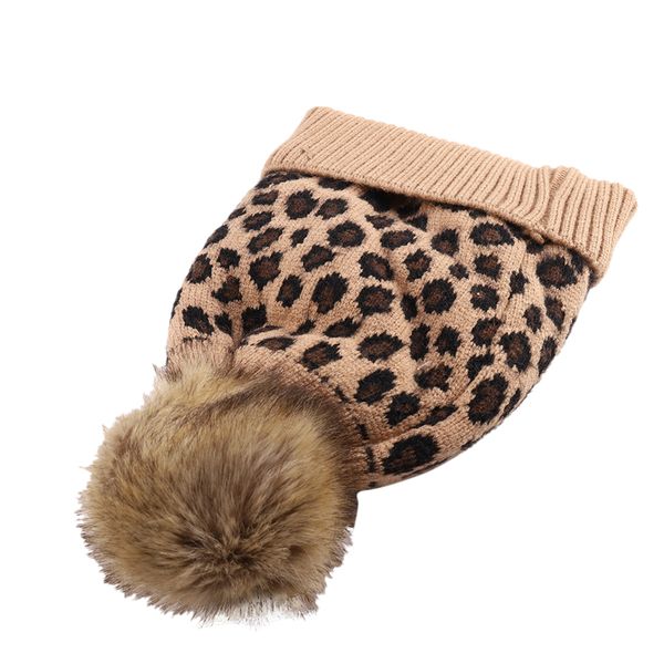 women's autumn and winter soft wool brimless leopard hat, leopard print and plush ball, Blue;gray
women's autumn and winter soft wool brimless leopard hat, leopard print and plush ball, Blue;gray