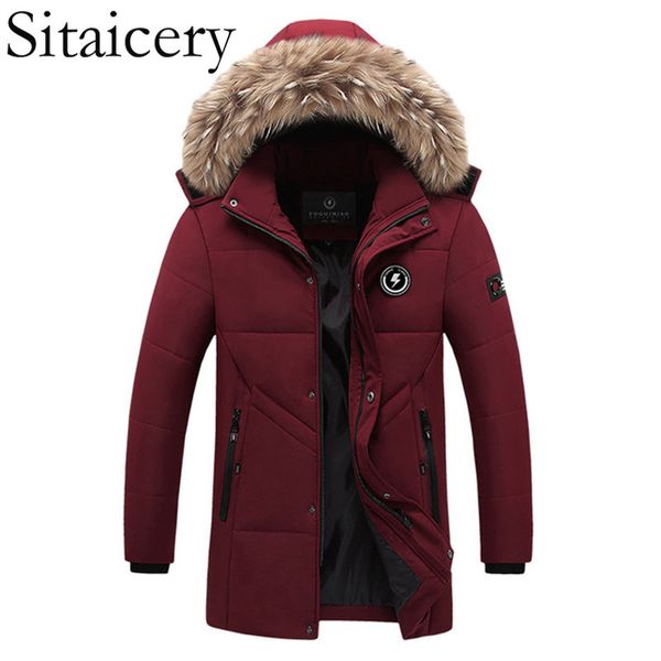 sitaicery 2019 hoody down coat vintage waterproof men's down jacket clothes thick jacket man fur collar parka streetwear, Black
sitaicery 2019 hoody down coat vintage waterproof men's down jacket clothes thick jacket man fur collar parka streetwear, Black