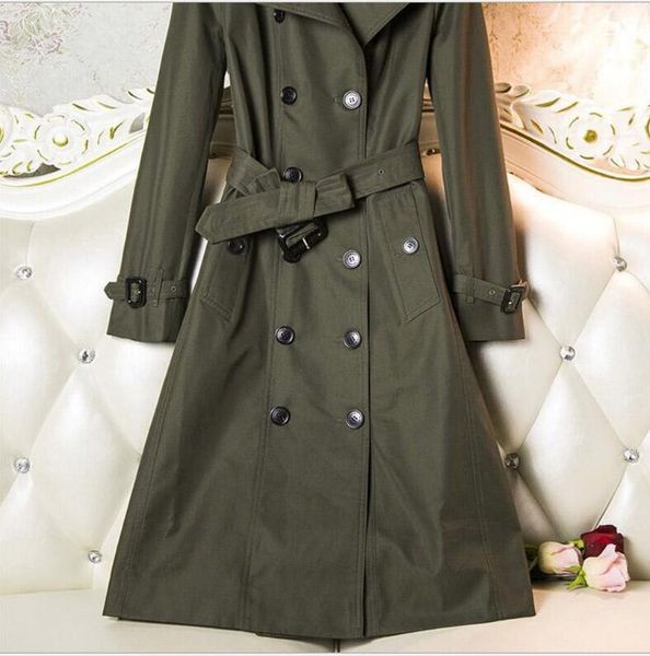 ladies long solid slim shape with lapel windbreaker cotton windbreaker for western style, Tan;black
ladies long solid slim shape with lapel windbreaker cotton windbreaker for western style, Tan;black