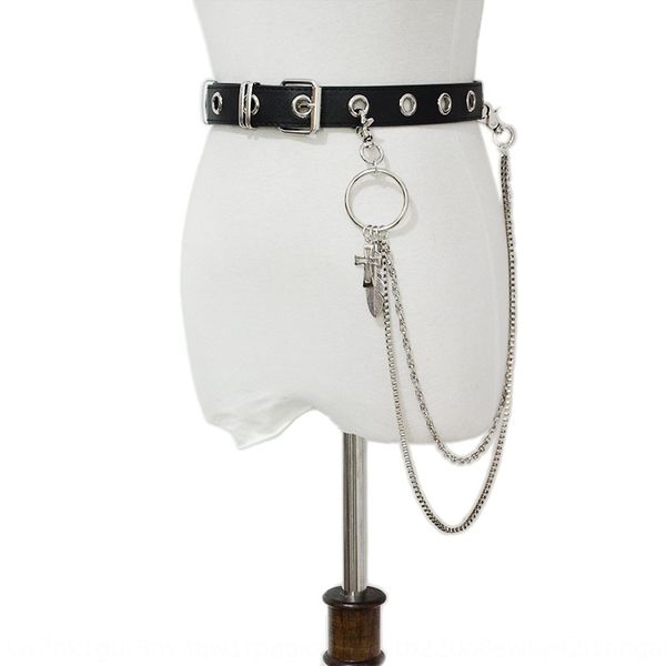 punk style women's chain decorative waist chain leisure all-match women's punk style matching belt matching buckle buckle belt, Black;brown
punk style women's chain decorative waist chain leisure all-match women's punk style matching belt matching buckle buckle belt, Black;brown