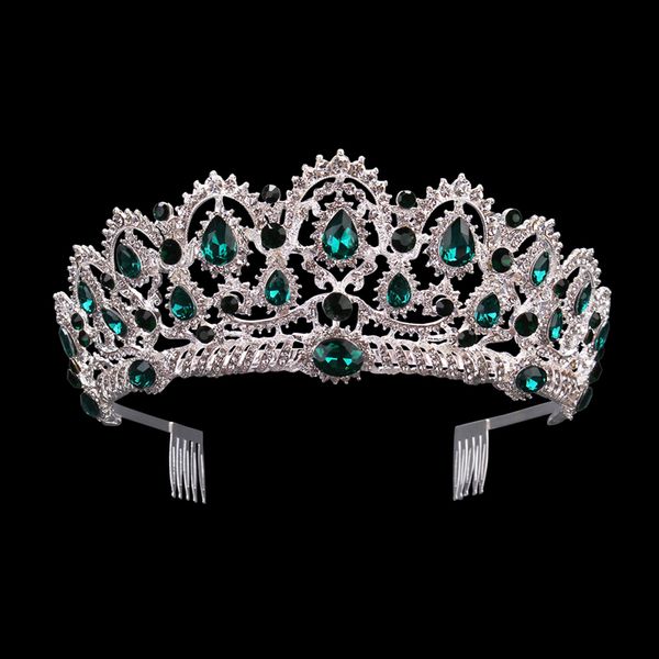kmvexo green red blue crystal tiaras vintage silver rhinestone pageant crowns with comb baroque wedding hair jewelry accessories, Golden;white
kmvexo green red blue crystal tiaras vintage silver rhinestone pageant crowns with comb baroque wedding hair jewelry accessories, Golden;white