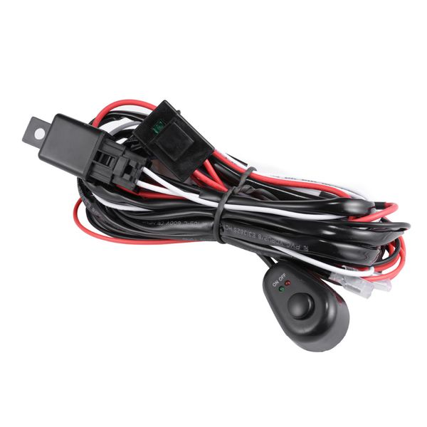 partol 2m car auto led work lights wiring loom harness offroad led light bar wire cable 30a 40a 12v 24v switch relay kit
partol 2m car auto led work lights wiring loom harness offroad led light bar wire cable 30a 40a 12v 24v switch relay kit