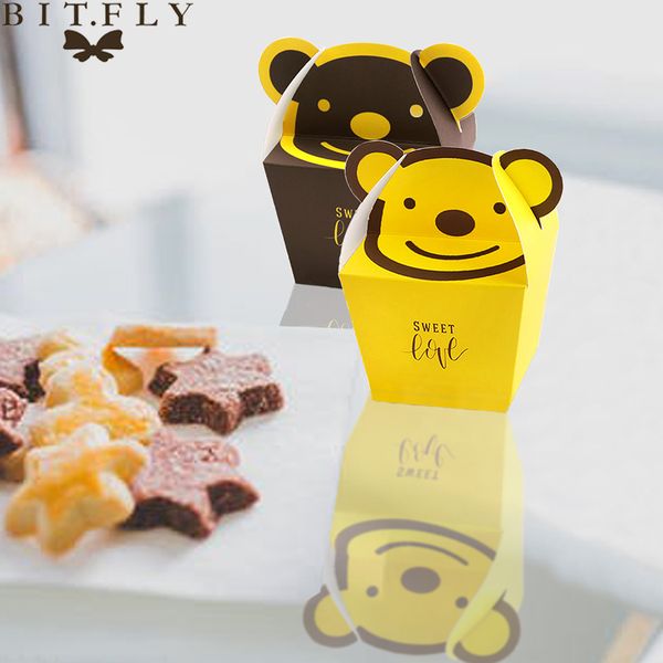 10pcs/lot cartoon bear candy box baby shower kids birthday cute gift box cookie boxes party decorations supplies
10pcs/lot cartoon bear candy box baby shower kids birthday cute gift box cookie boxes party decorations supplies