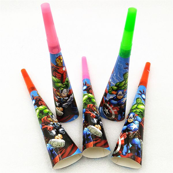 6pcs horn party supplies trumpet cartoon disposable baby shower kid boy superhero birthday party decoration whistles
6pcs horn party supplies trumpet cartoon disposable baby shower kid boy superhero birthday party decoration whistles