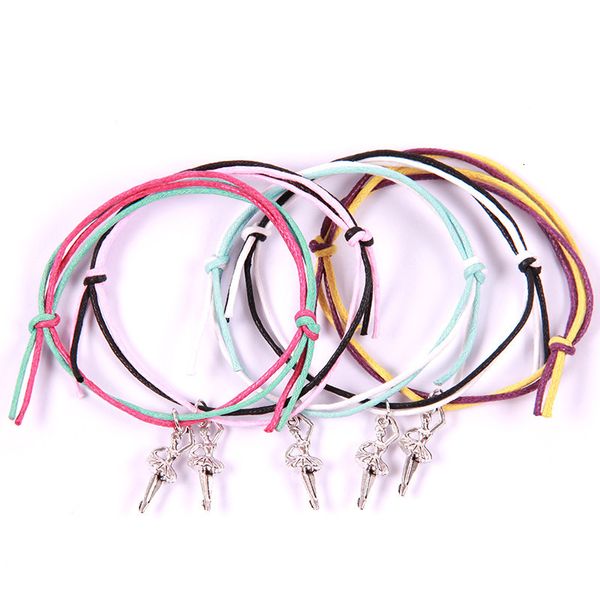 children ornaments gift colorful wax string weave ballet girl pendeloque cut bracelet, Golden;silver
children ornaments gift colorful wax string weave ballet girl pendeloque cut bracelet, Golden;silver
