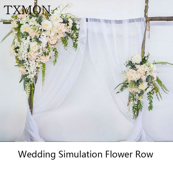 wedding simulation silk flower mori decoration flower row wall arch wedding stage background layout decoration props
wedding simulation silk flower mori decoration flower row wall arch wedding stage background layout decoration props