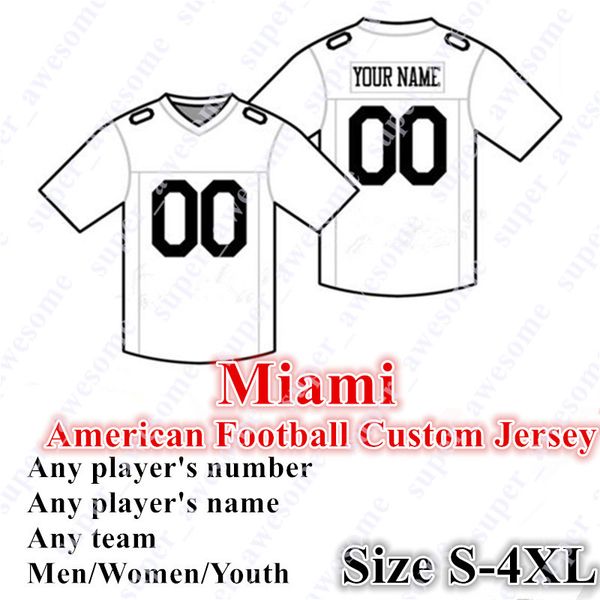 CUSTOM Miami American Football Jerseys 47 Alonso 25 Howard 10 Stills 29 Fitzpatrick 3 Rosen Size S- 4XL Mix Order Men Women Youth Stitched
CUSTOM Miami American Football Jerseys 47 Alonso 25 Howard 10 Stills 29 Fitzpatrick 3 Rosen Size S- 4XL Mix Order Men Women Youth Stitched