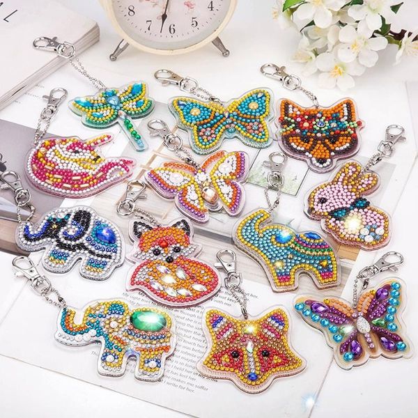 2020 new single diy acrylic jewery key chain shaped rhinestone painting bag car decoration small pendant keychains wholesale, Silver
2020 new single diy acrylic jewery key chain shaped rhinestone painting bag car decoration small pendant keychains wholesale, Silver