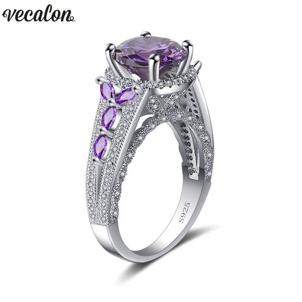 vecalon 3 colors flower ring 925 sterling silver 4ct 5a zircon party wedding band rings for women men dropshipping jewelry, Slivery;golden
vecalon 3 colors flower ring 925 sterling silver 4ct 5a zircon party wedding band rings for women men dropshipping jewelry, Slivery;golden