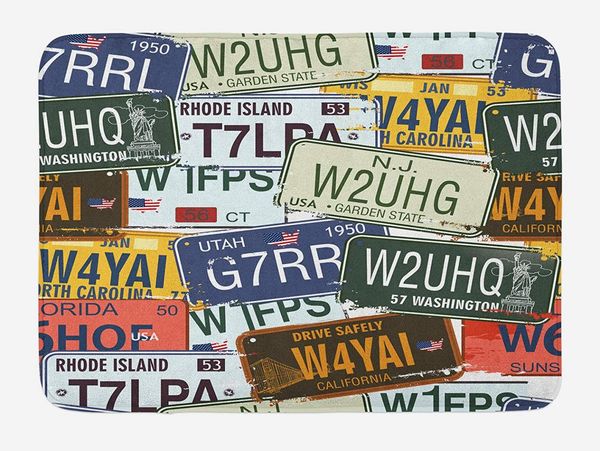 vintage doormat original retro style license plates personalized creative travel vacation home decoration door floor mat rugs
vintage doormat original retro style license plates personalized creative travel vacation home decoration door floor mat rugs