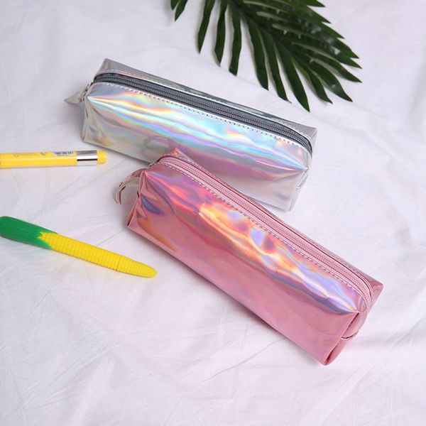 colorful laser pencil case school supplies stationery gift pencilcase cute pencil box school tool pink blue sliver
colorful laser pencil case school supplies stationery gift pencilcase cute pencil box school tool pink blue sliver