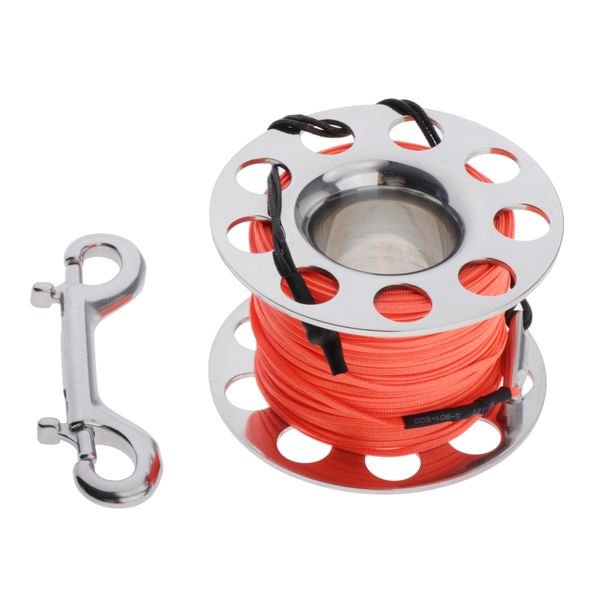 finger spool with brass clip line holder reel, dive reel & 164ft strong line, double ended snap bolt - easy to use - 2 colors optional
finger spool with brass clip line holder reel, dive reel & 164ft strong line, double ended snap bolt - easy to use - 2 colors optional
