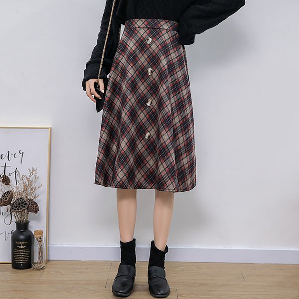 9835 new winter show thin web celebrity big yards in the grid with thick cloth bust skirt of tall waist skirt girl, Black
9835 new winter show thin web celebrity big yards in the grid with thick cloth bust skirt of tall waist skirt girl, Black