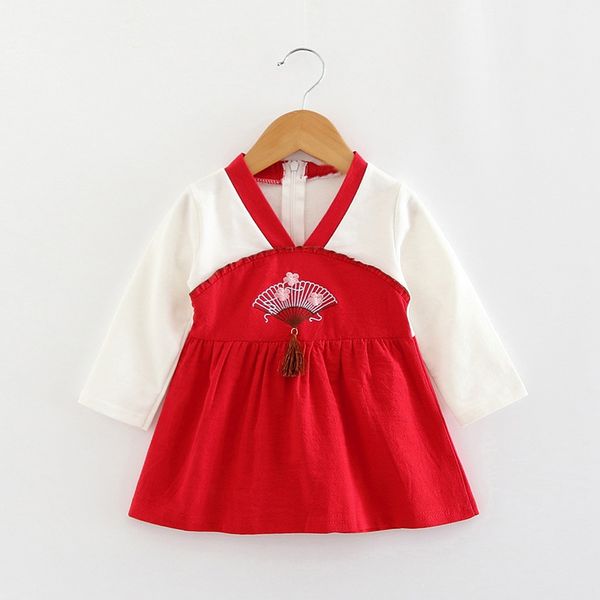 baby dress long sleeve infant dress princess flower embroidery kids dresses for spring 2019 baby girls wedding party clothing, Red;yellow
baby dress long sleeve infant dress princess flower embroidery kids dresses for spring 2019 baby girls wedding party clothing, Red;yellow
