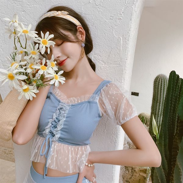 female split fairy fan lace hipster ins swimsuit lace swimsuit wind cover belly thin conservative students spring, White;black
female split fairy fan lace hipster ins swimsuit lace swimsuit wind cover belly thin conservative students spring, White;black