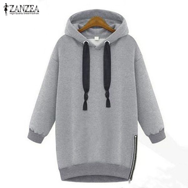 2018 autumn winter zanzea women hoodies long sleeve hooded loose casual warm sweatshirt oversized plus size sweatshirts, Black
2018 autumn winter zanzea women hoodies long sleeve hooded loose casual warm sweatshirt oversized plus size sweatshirts, Black