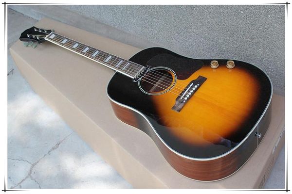 factory custom 41" tobacco sunburst acoustic guitar,rosewood fingerboard,white pearl fret inaly,can add pickup,can be customized
factory custom 41" tobacco sunburst acoustic guitar,rosewood fingerboard,white pearl fret inaly,can add pickup,can be customized