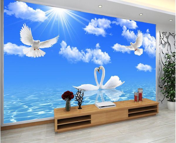 wdbh custom p 3d wallpaper blue sky white clouds swan pigeon scenery living room home decor 3d wall murals wallpaper for walls 3 d
wdbh custom p 3d wallpaper blue sky white clouds swan pigeon scenery living room home decor 3d wall murals wallpaper for walls 3 d