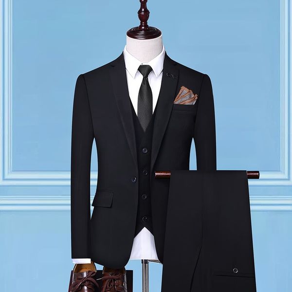 mens suit 2020 new three-piece suit korean version custom formal dress groom dress business professional men's banquet, White;black
mens suit 2020 new three-piece suit korean version custom formal dress groom dress business professional men's banquet, White;black