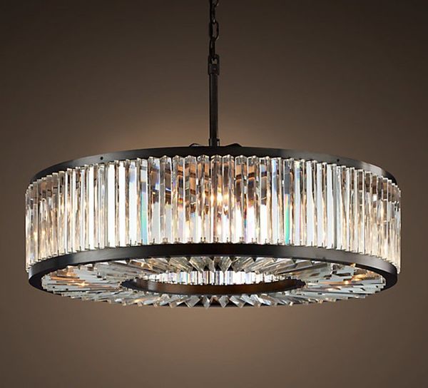 american retro lustre k9 crystal e14 pendant light round matte black round hanging lamp for dinner table vintage suspend lamp llfa
american retro lustre k9 crystal e14 pendant light round matte black round hanging lamp for dinner table vintage suspend lamp llfa