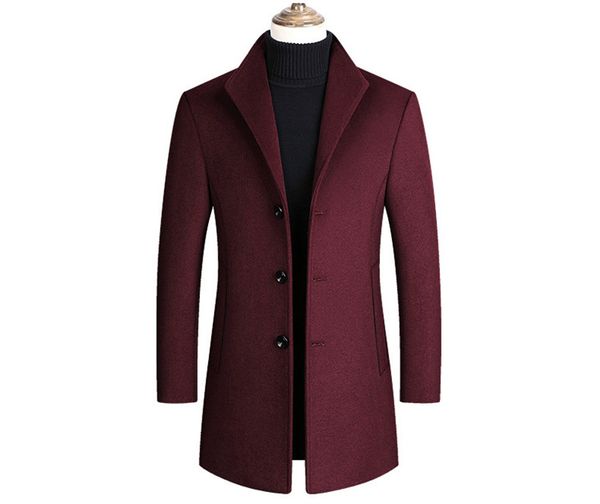 men wool blends coats autumn winter new solid color men's wool jacket luxurious brand clothing sa837, Black;brown
men wool blends coats autumn winter new solid color men's wool jacket luxurious brand clothing sa837, Black;brown