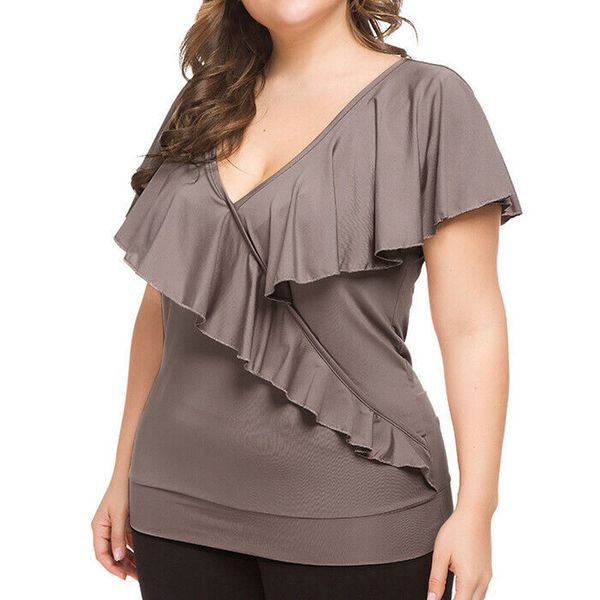 women's t-shirt plus size fashion hollow out sleeve v-neck casual summer for women 2021, White
women's t-shirt plus size fashion hollow out sleeve v-neck casual summer for women 2021, White