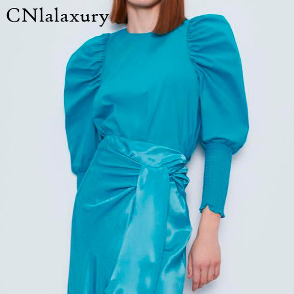 new 2020 women fashion vintage solid color pleated puff sleeve casual smock blouse shirts women chic femininas blusas mujer, White
new 2020 women fashion vintage solid color pleated puff sleeve casual smock blouse shirts women chic femininas blusas mujer, White