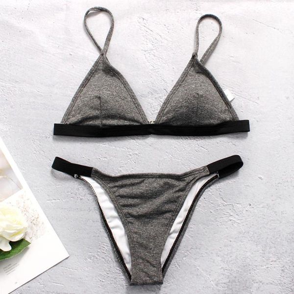 bikinis 2020 trikini swimsuit solid women thong bikini set brazilian swimwear bathing suit maillot de bain femme biquine, White;black
bikinis 2020 trikini swimsuit solid women thong bikini set brazilian swimwear bathing suit maillot de bain femme biquine, White;black