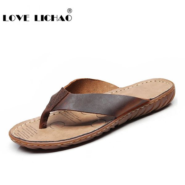 genuine leather sandals for men classics outdoor sandals leather men casual beach summer shoes men's flip-flops, Black
genuine leather sandals for men classics outdoor sandals leather men casual beach summer shoes men's flip-flops, Black