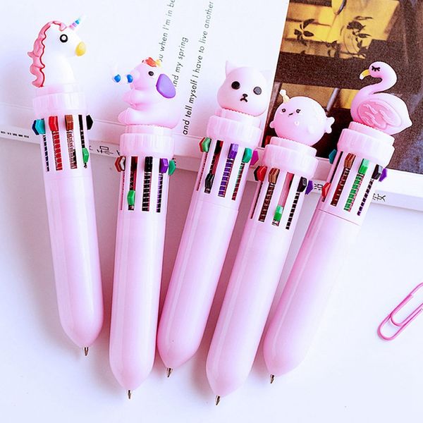 lovely flamingo unicorn 10 color ball ballpoint pen colorful drawing pen office school supply student stationery, Blue;orange
lovely flamingo unicorn 10 color ball ballpoint pen colorful drawing pen office school supply student stationery, Blue;orange