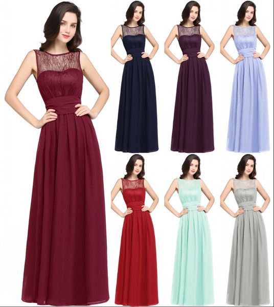 real pictures lace chiffon bridesmaid dresses long 2019 a line o neck zipper-up floor length wedding guest party gowns cps616, White;pink
real pictures lace chiffon bridesmaid dresses long 2019 a line o neck zipper-up floor length wedding guest party gowns cps616, White;pink