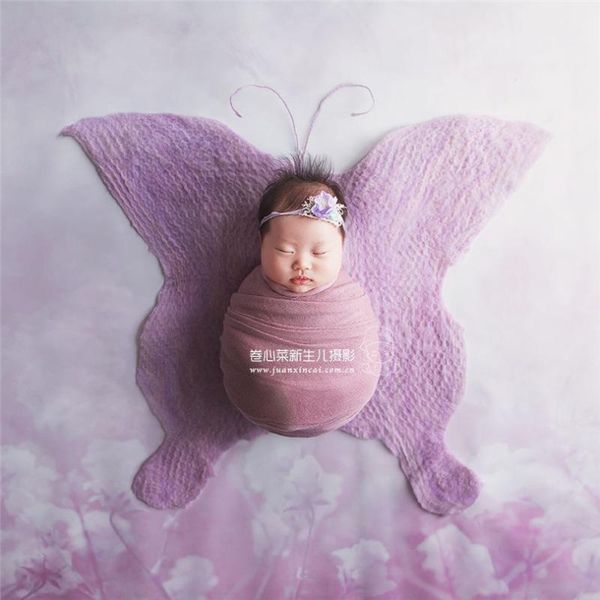 butterfly wool felted blanket backdrop newborn pgraphy background baby swaddle blanket layer fabric, White
butterfly wool felted blanket backdrop newborn pgraphy background baby swaddle blanket layer fabric, White