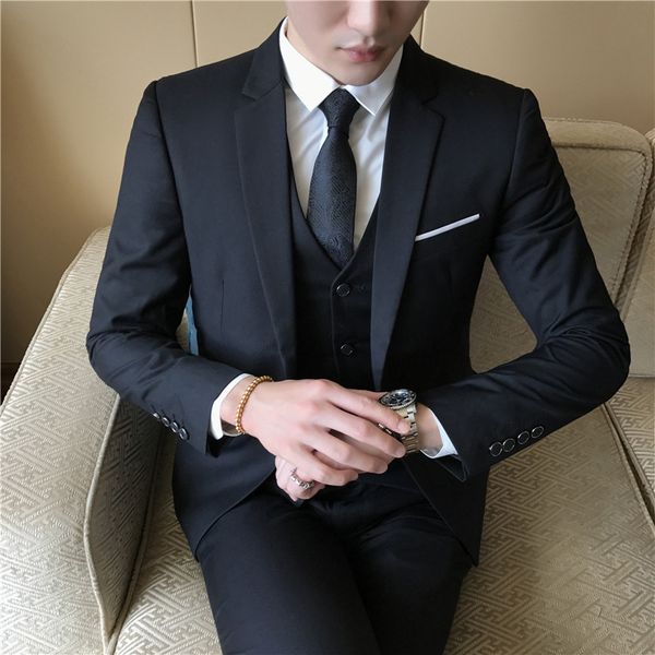 the groom suit men fall wedding pure color business man suit men, cultivate morality men dress, White;black
the groom suit men fall wedding pure color business man suit men, cultivate morality men dress, White;black