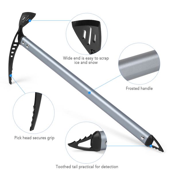 lightweight ice axe climbing ice hammer self arrest hiking glacier snowy axe 50cm / 60cm / 70cm for hiking glacier snowbank
lightweight ice axe climbing ice hammer self arrest hiking glacier snowy axe 50cm / 60cm / 70cm for hiking glacier snowbank
