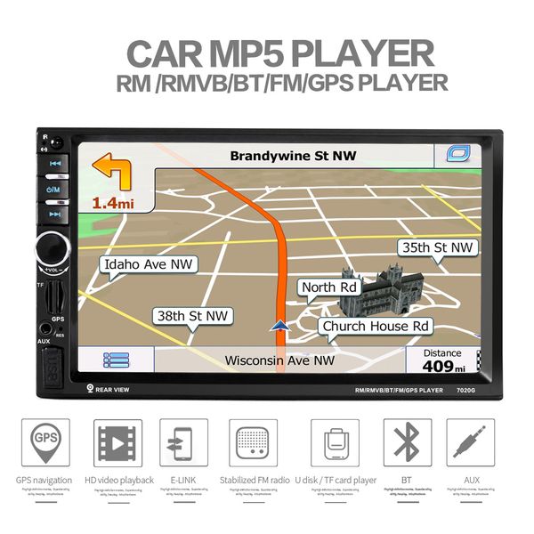 7 inch touch screen car bluetooth audio mp5 player support rearview camera gps navigation fm function and remote control
7 inch touch screen car bluetooth audio mp5 player support rearview camera gps navigation fm function and remote control