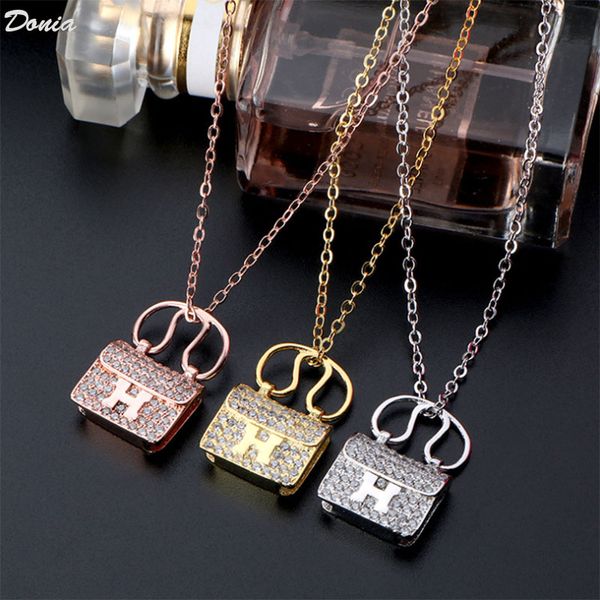 donia jewelry european and american fashion three color electroplate copper micro inlaid zircon necklace fashion accessories luxury birthday, Silver
donia jewelry european and american fashion three color electroplate copper micro inlaid zircon necklace fashion accessories luxury birthday, Silver