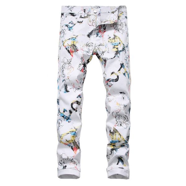 sokotoo men's flower character 3d printed white jeans fashion slim fit stretch pants, Blue
sokotoo men's flower character 3d printed white jeans fashion slim fit stretch pants, Blue