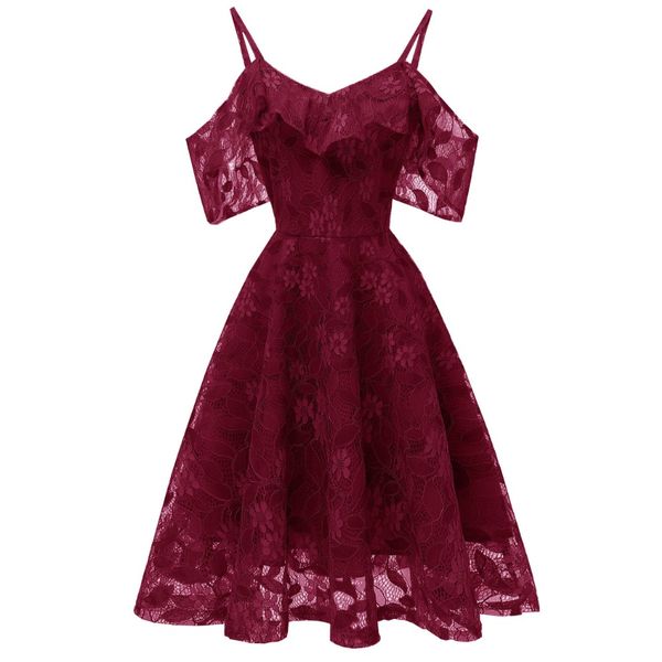 New Women Lace Sleeve Spaghetti Strap Backless Slim Daily Party Dress Fashion Female Clothes Size S-2XL
New Women Lace Sleeve Spaghetti Strap Backless Slim Daily Party Dress Fashion Female Clothes Size S-2XL