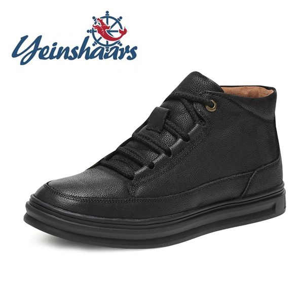 new boots men ankle winter shoes genuine leather handmade outdoor working boots warm shoes flat, Black
new boots men ankle winter shoes genuine leather handmade outdoor working boots warm shoes flat, Black