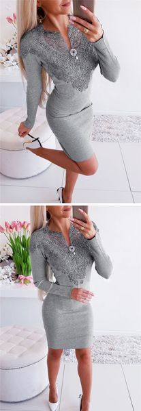 fashion lace womens designer dress solid color v neck womens diamond pendant dress ladies bodycon dress, Black;gray
fashion lace womens designer dress solid color v neck womens diamond pendant dress ladies bodycon dress, Black;gray