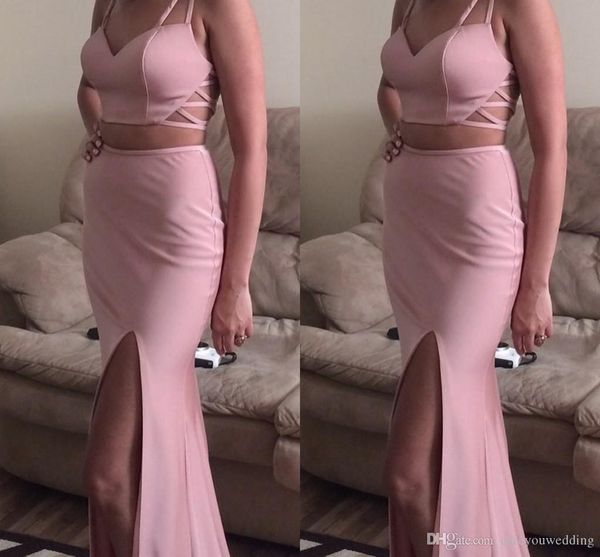 2019 new designer pink mermaid prom dresses long side split evening wear parr party gowns dresses formal dress evening dresses pageant gowns, Black
2019 new designer pink mermaid prom dresses long side split evening wear parr party gowns dresses formal dress evening dresses pageant gowns, Black