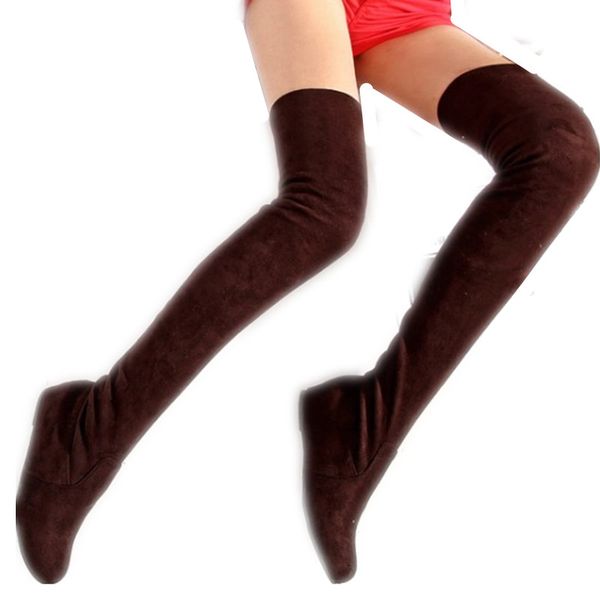 size 34-47 women boots winter autumn fashion flat bottom boots shoes over the knee high leg suede long brand designer, Black
size 34-47 women boots winter autumn fashion flat bottom boots shoes over the knee high leg suede long brand designer, Black
