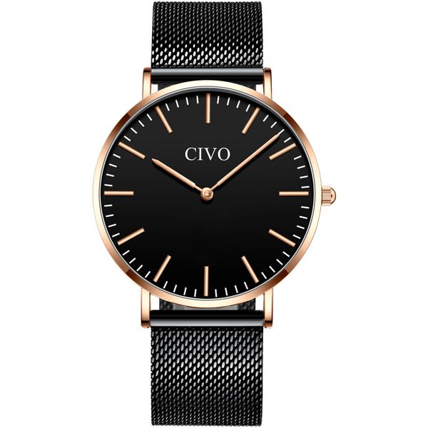 erkek kol saati civo fashion mens watches waterproof quartz wristwatch sport steel mesh watches relogio masculino, Slivery;brown
erkek kol saati civo fashion mens watches waterproof quartz wristwatch sport steel mesh watches relogio masculino, Slivery;brown