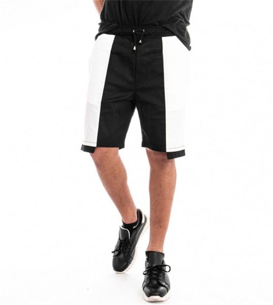 mens designer beach shorts fashion panelled elastic waist relaxed shorts plus size summer hiphop mens clothing, White;black
mens designer beach shorts fashion panelled elastic waist relaxed shorts plus size summer hiphop mens clothing, White;black