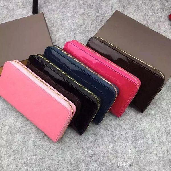 2019 new classic standard wallet patent leather long purse polychromatic money bag zipper pouch multicolour coin pocket shinny
2019 new classic standard wallet patent leather long purse polychromatic money bag zipper pouch multicolour coin pocket shinny