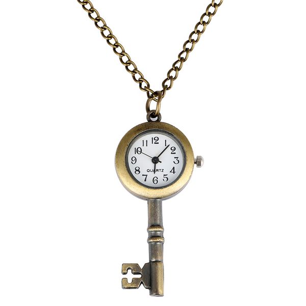 steampunk retro creative key design analog quartz pocket watch men women clock with necklace chain timepiece gift, Slivery;golden
steampunk retro creative key design analog quartz pocket watch men women clock with necklace chain timepiece gift, Slivery;golden