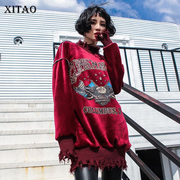 xitao pattern letter tassel sweatshirt fashion 2019 winter elegant small fresh turtleneck patchwork elegant sweatshirt dmy2063, Black
xitao pattern letter tassel sweatshirt fashion 2019 winter elegant small fresh turtleneck patchwork elegant sweatshirt dmy2063, Black